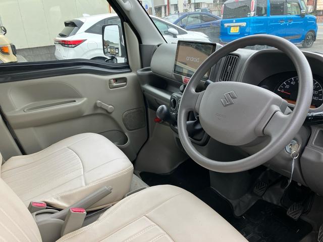 エブリイ PAリミテッド 5速マニュアル リフトUP 15インチ+オープンカントリーR/Tホワイトレター ディスプレイオーディオ バックカメラ ブラックバンパー バンパーガード(23枚目)