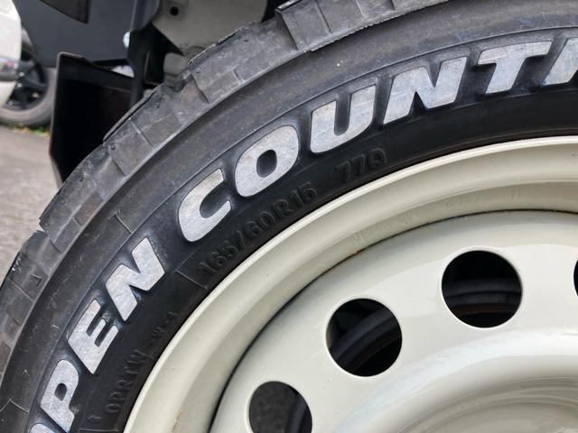 エブリイ PAリミテッド 5速マニュアル リフトUP 15インチ+オープンカントリーR/Tホワイトレター ディスプレイオーディオ バックカメラ ブラックバンパー バンパーガード(49枚目)