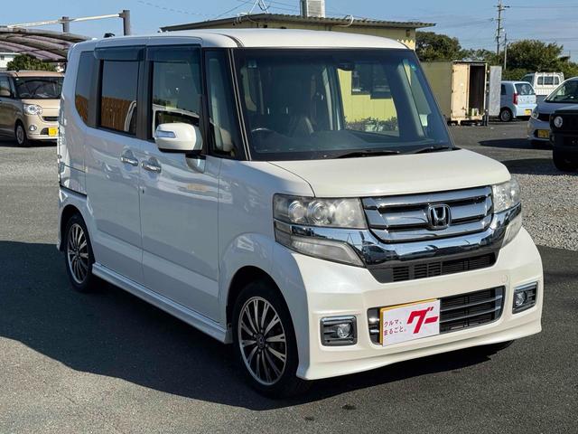 Ｎ－ＢＯＸカスタム Ｇ・ターボＬパッケージ　ＥＴＣ　バックカメラ　両側電動スライドドア　ナビ　ＴＶ　オートクルーズコントロール　衝突被害軽減システム　オートライト　ＨＩＤ　ＬＥＤヘッドランプ　スマートキー　アイドリングストップ　電動格納ミラー（13枚目）