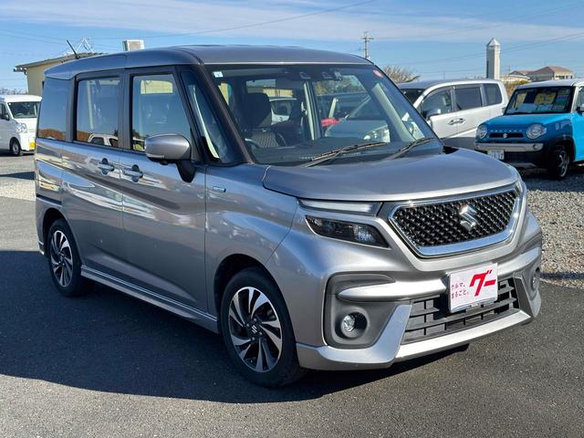 ソリオバンディット ハイブリッドMV ドライブレコーダー 全周囲カメラ ナビ TV 両側スライド・片側電動 クリアランスソナー オートクルーズコントロール レーンアシスト 衝突被害軽減システム アルミホイール オートライト(12枚目)