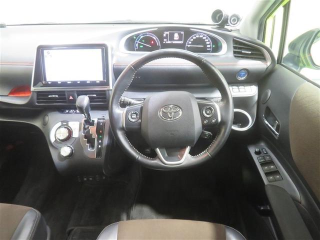 シエンタ ハイブリッドG クエロ 地デジTV 盗難防止 横滑り防止 LEDライト クルコン ドライブレコーダー スマートキー ETC バックモニタ DVD オ-トエアコン メモリ-ナビ エアバッグ 3列シート ナビ&TV ABS(4枚目)