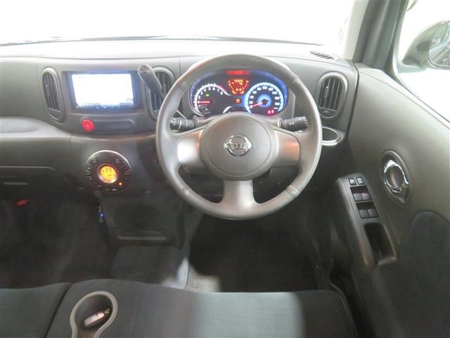 キューブ １５Ｘ　Ｖセレクション　ＤＶＤ再生可　セキュリティアラーム　地デジフルセグ　Ｂカメ　ＡＵＴＯエアコン　ＥＴＣ　メモリーナビ　キ－フリ－　アルミホイール　ナビＴＶ　ＡＢＳ　パワーステアリング　運転席エアバッグ　パワーウィンドゥ（4枚目）