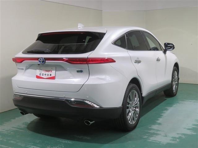 ハリアーハイブリッド Z レザーパッケージ 地デジ 横滑防止 盗難防止システム Bモニター LEDライト パワーウィンドウ クルコン スマートキ- 助手席エアバック パワーシート エアバッグ 点検記録簿 オートエアコン ナビTV ETC ABS(3枚目)