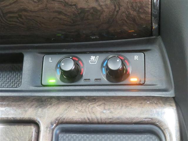 シート表面の温度を調節できるシートエアコン。