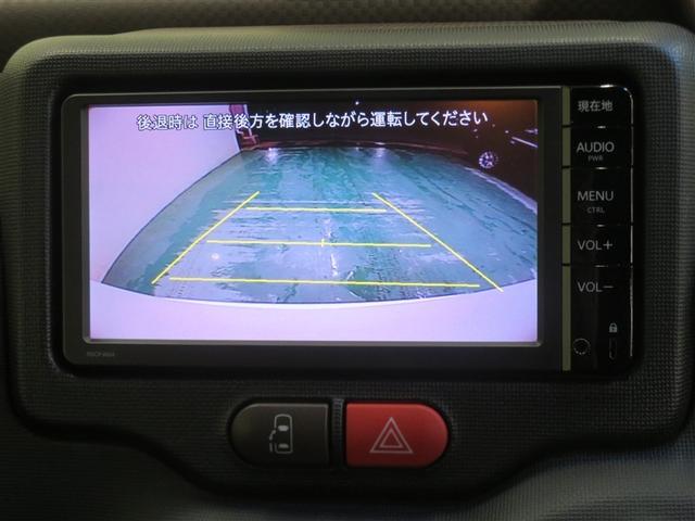 車両後方の映像を映すバックモニター。進路を確認しながら安全に車庫入れできます。