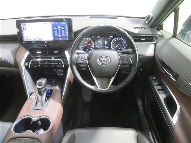 ハリアー Ｚ　盗難防止　運転席パワーシート　地デジ　横滑防止装置　リアビューカメラ　ヘッドライトＬＥＤ　アルミホイール　点検記録簿　Ｗエアバッグ　キーレス　スマートキ－　サイドエアバッグ　エアコン　ナビ＆ＴＶ（4枚目）