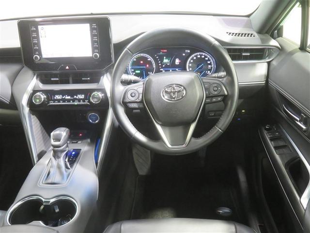 ハリアーハイブリッド Ｇ　衝突軽減　地デジ　ＬＥＤ　アルミホイール　Ｐシート　イモビライザー　キーレス　オートクルーズ　記録簿有　ＥＴＣ　メモリーナビ　ＡＢＳ　横滑り防止　スマートキー　パワーステアリング　オートエアコン（4枚目）