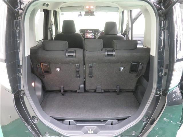 ルーミー カスタムG 両側電動SD LEDヘット バックビューモニター 衝突回避ブレーキ TV 地デジ スマートキー クルーズコントロール 点検記録簿 ETC ドライブレコーダー オートエアコン アルミホイール ABS(16枚目)