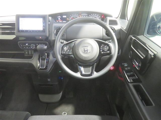 Ｎ－ＢＯＸカスタム Ｌ　両席電動スライドドア　アルミ　サイドエアバッグ　ナビＴＶ　点検記録簿　キーフリーシステム　ＬＥＤライト　リアカメ　クルーズコントロール　ＡＣ　ＤＶＤ視聴可能　スマキー　ＥＴＣ　横滑り防止　フルセグＴＶ（4枚目）