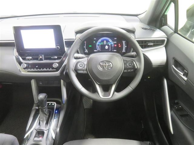 カローラクロス ハイブリッド　Ｓ　ＬＥＤライト　フルセグＴＶ　アルミホイール　クルーズコントロール　スマートキー　ＥＴＣ　イモビ　メモリーナビ　リヤカメラ　衝突防止ブレーキ（4枚目）