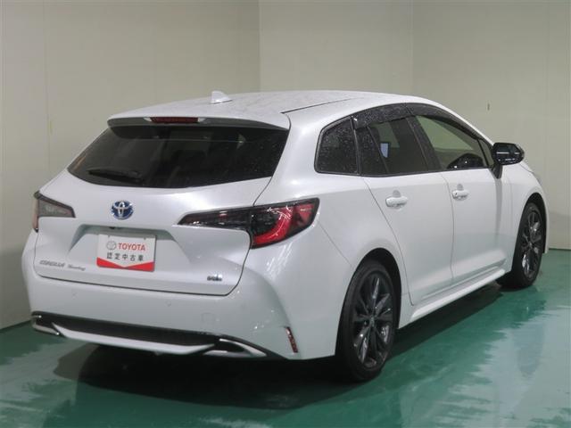 カローラツーリング ハイブリッド　ダブルバイビー　バックモニター　フルセグＴＶ　ＬＥＤライト　点検記録簿　クルコン　横滑り防止　盗難防止装置　ナビ・ＴＶ　エアバッグ　ＥＴＣ　ＡＢＳ　助手席エアバッグ　キーレス　メモリーナビ　アルミホイール（3枚目）