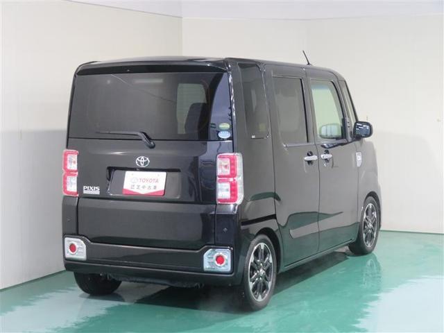 ピクシスメガ Ｇターボ　レジャーエディションＳＡＩＩ　衝突被害軽減ブレーキ　ＬＥＤライト　アイドリングストップ　ＤＶＤ再生　バックカメラ　オートエアコン　横滑り防止装置　スマートキー　フルセグ　メモリーナビ　Ｗパワースライドドア（3枚目）