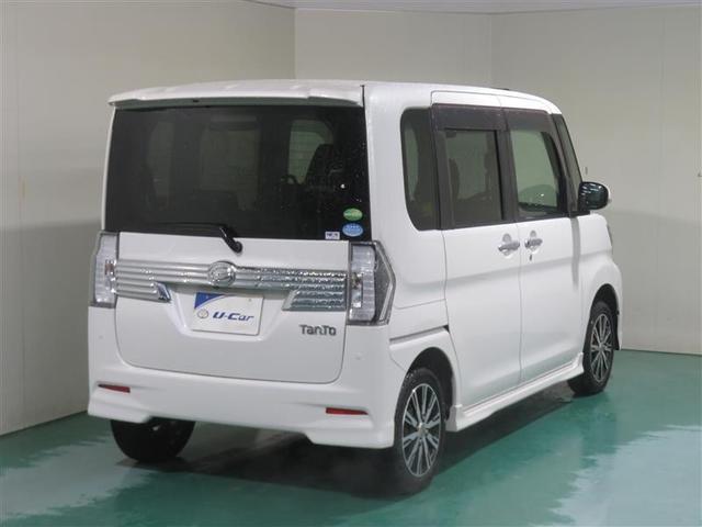 タント カスタムＸ　トップエディションＶＳ　ＳＡＩＩＩ　横滑り防止　衝突回避支援ブレーキ　両側オートスライドドア　ＥＴＣ車載器　地デジ　オートエアコン　スマートキー　ＬＥＤ　ドライブレコーダー　記録簿　キーフリーシステム　ナビＴＶ　バックモニター　ＡＢＳ（3枚目）