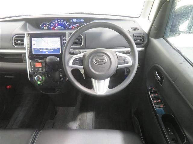 タント カスタムＸ　トップエディションＶＳ　ＳＡＩＩＩ　横滑り防止　衝突回避支援ブレーキ　両側オートスライドドア　ＥＴＣ車載器　地デジ　オートエアコン　スマートキー　ＬＥＤ　ドライブレコーダー　記録簿　キーフリーシステム　ナビＴＶ　バックモニター　ＡＢＳ（4枚目）