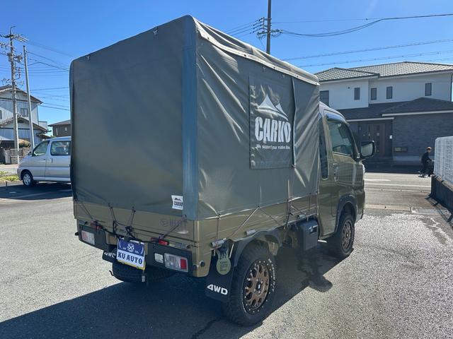 ハイゼットトラック ジャンボエクストラ ワンオーナー車・CVT 2.5インチリフトアップ・4WD・ドラレコ・9inchディスプレイオーディオ・バックカメラ・エクストリーム14インチAW・ETC・スマートキー LEDヘッドライト フォグランプ(9枚目)