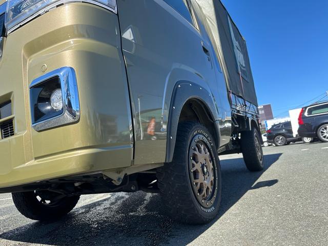 ハイゼットトラック ジャンボエクストラ ワンオーナー車・CVT 2.5インチリフトアップ・4WD・ドラレコ・9inchディスプレイオーディオ・バックカメラ・エクストリーム14インチAW・ETC・スマートキー LEDヘッドライト フォグランプ(13枚目)