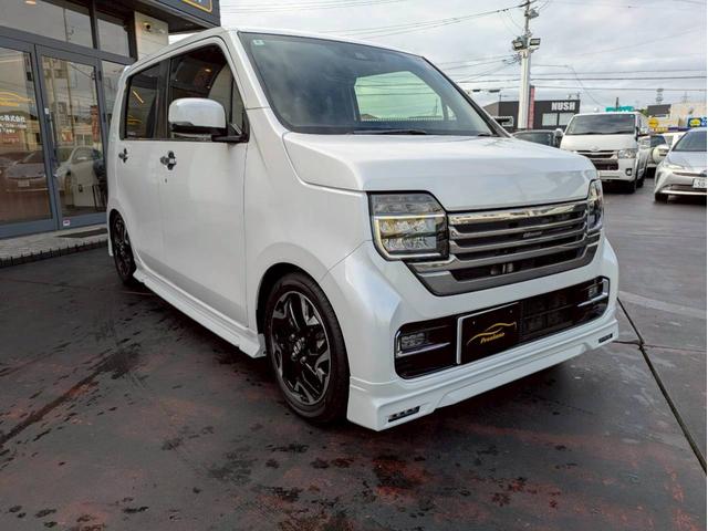 Ｎ－ＷＧＮカスタム Ｌ・ターボホンダセンシング　無限コンプリートカー　エアロ・マフラー・スポイラー・グリル・ミラー　ＢＬＩＴＺ減衰力調整車高調　９インチナビフルセグ　前後ドラレコ　社外セキュリティー　社外スピーカー　ワンオーナー禁煙車　車庫保管（3枚目）