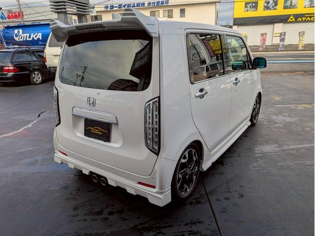 Ｎ－ＷＧＮカスタム Ｌ・ターボホンダセンシング　無限コンプリートカー　エアロ・マフラー・スポイラー・グリル・ミラー　ＢＬＩＴＺ減衰力調整車高調　９インチナビフルセグ　前後ドラレコ　社外セキュリティー　社外スピーカー　ワンオーナー禁煙車　車庫保管（5枚目）
