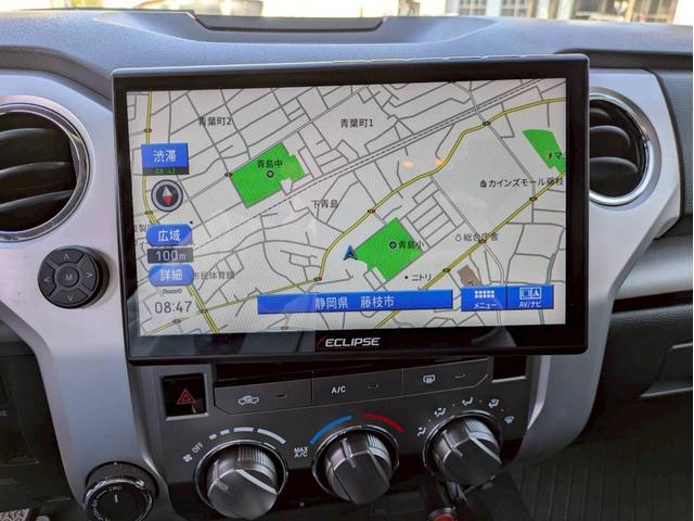 タンドラ クルーマックス SR5 TRDオフロードPKG 新車並行 3インチリフトアップビルシュタインサス 社外20AW 社外マフラー グリルガード・オーバーフェンダーチッピング塗装 サイドステップ 社外ナビフルセグ バックモニター(15枚目)