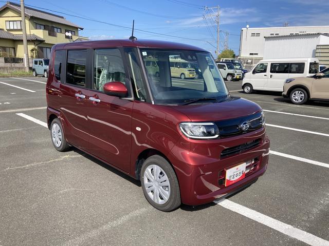 タント Ｘ　１４インチフルホイールキャップ　フルＬＥＤヘッドランプ　オート格納式カラードドアミラー　左側パワースライドドア　ＴＦＴカラーマルチインフォメーションディスプレイ　フルファブリックシート（7枚目）
