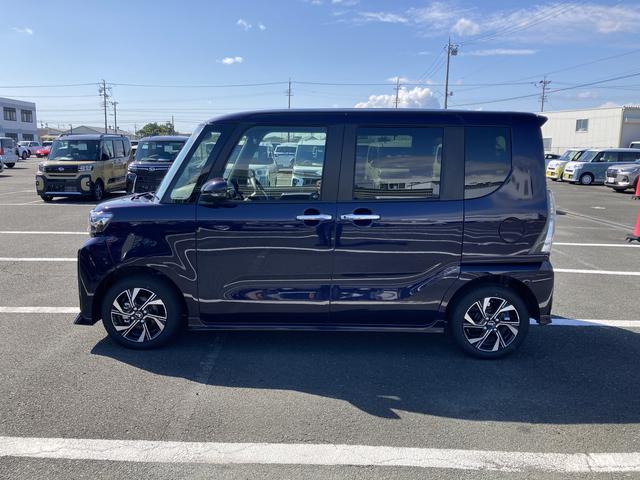 タント カスタムＸ　１４インチアルミホイール　大型エアロバンパー　フルＬＥＤヘッドランプ　オート格納式カラードドアミラー　両側パワースライドドア　キーフリーシステム　プッシュボタンスタート（4枚目）