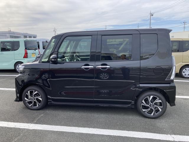 タント カスタムＸ　１４インチアルミホイール　大型エアロバンパー　フルＬＥＤヘッドランプ　オート格納式カラードドアミラー　両側パワースライドドア　キーフリーシステム　プッシュボタンスタート（4枚目）