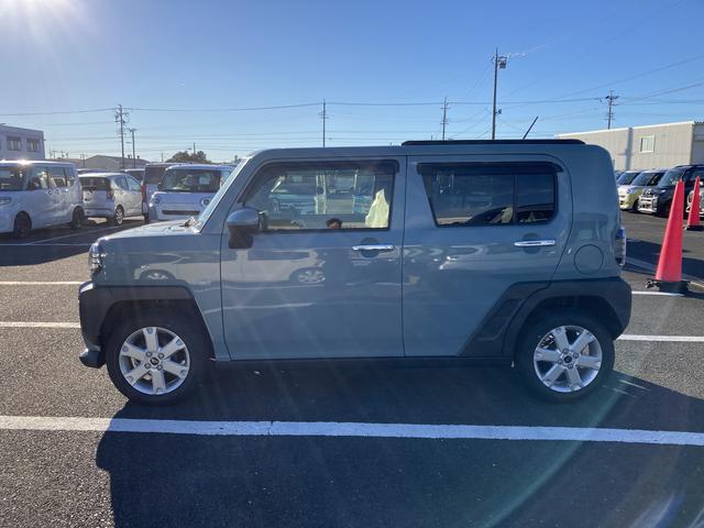 タフト Gターボ 15インチアルミホイール オートレベリング機能付フルLEDヘッドランプ LEDフォグランプ 本革巻ステアリングホイール 本革巻インパネセンターシフト TFTカラーマルチインフォメーションディスプレイ(4枚目)