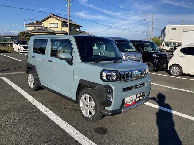 タフト Gターボ 15インチアルミホイール オートレベリング機能付フルLEDヘッドランプ LEDフォグランプ 本革巻ステアリングホイール 本革巻インパネセンターシフト TFTカラーマルチインフォメーションディスプレイ(7枚目)