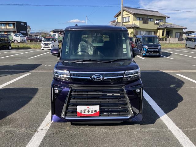 タント カスタムＸ　１４インチアルミホイール　大型エアロバンパー　フルＬＥＤヘッドランプ　オート格納式カラードドアミラー　両側パワースライドドア　キーフリーシステム　プッシュボタンスタート（2枚目）