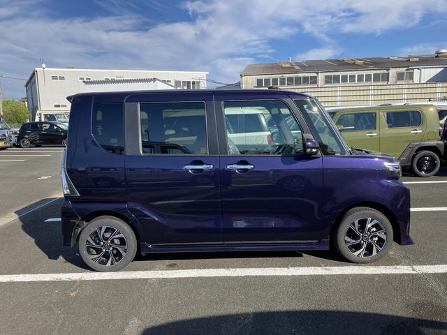 タント カスタムＸ　１４インチアルミホイール　大型エアロバンパー　フルＬＥＤヘッドランプ　オート格納式カラードドアミラー　両側パワースライドドア　キーフリーシステム　プッシュボタンスタート（5枚目）