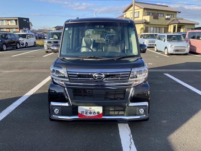 タント カスタムRS トップエディションSAIII 15インチアルミホイール 大型エアロバンパー LEDヘッドランプ オート格納式カラードドアミラー 本革巻ステアリングホイール 両側パワースライドドア(2枚目)