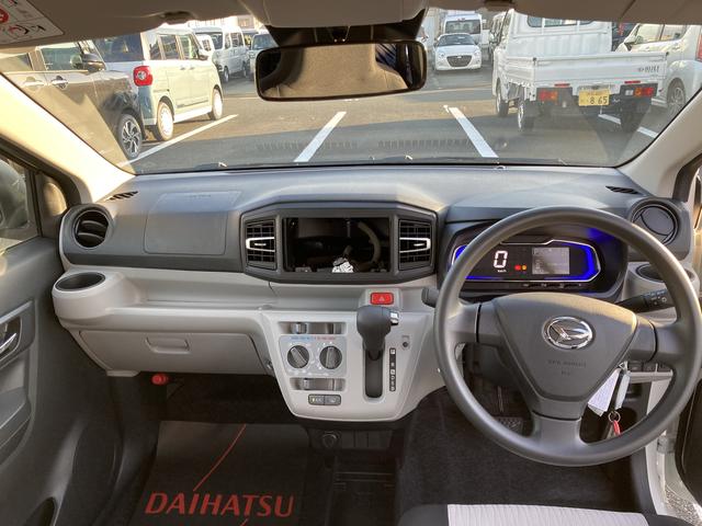 ミライース Ｘ　ＳＡＩＩＩ　１４インチフルホイールキャップ　ＬＥＤヘッドランプ　電動格納式（カラード）ドアミラー　自発光式デジタルメーターブルーイルミネーションメーター　マニュアルエアコン（ダイヤル式）　キーレスエントリー（15枚目）