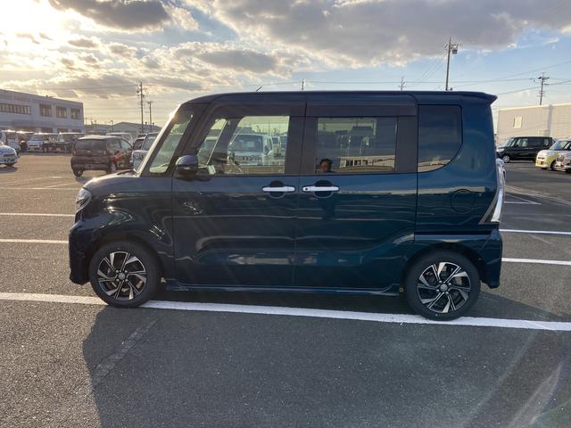 タント カスタムX 14インチアルミホイール 大型エアロバンパー フルLEDヘッドランプ オート格納式カラードドアミラー 両側パワースライドドア キーフリーシステム プッシュボタンスタート(4枚目)