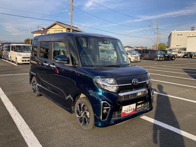 タント カスタムX 14インチアルミホイール 大型エアロバンパー フルLEDヘッドランプ オート格納式カラードドアミラー 両側パワースライドドア キーフリーシステム プッシュボタンスタート(7枚目)