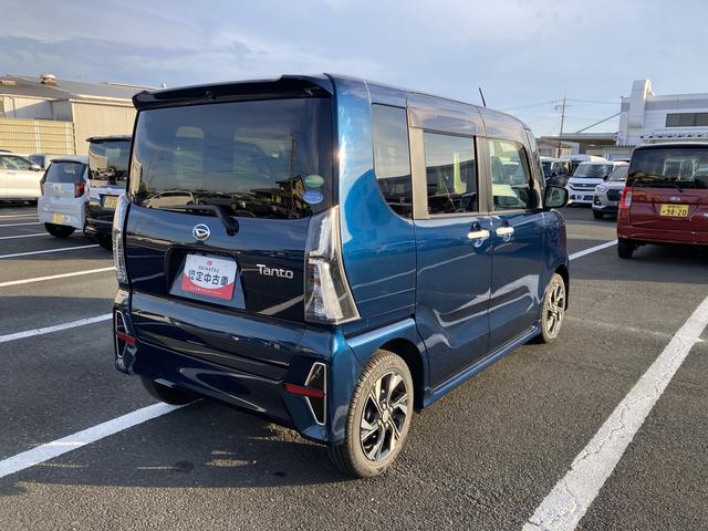 タント カスタムX 14インチアルミホイール 大型エアロバンパー フルLEDヘッドランプ オート格納式カラードドアミラー 両側パワースライドドア キーフリーシステム プッシュボタンスタート(8枚目)