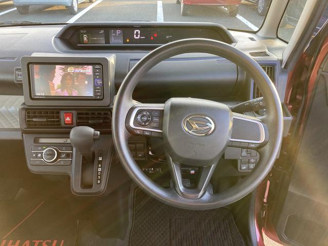 タント X 14インチフルホイールキャップ フルLEDヘッドランプ オート格納式カラードドアミラー 左側パワースライドドア TFTカラーマルチインフォメーションディスプレイ フルファブリックシート(16枚目)