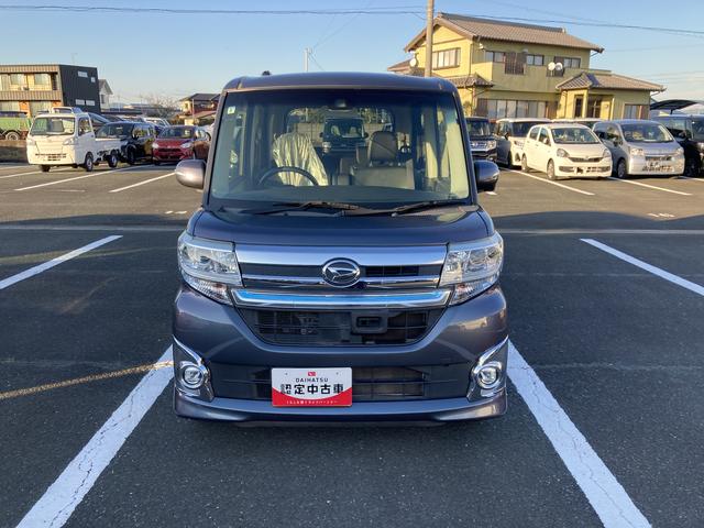 タント カスタムＲＳ　トップエディションＳＡＩＩ　１５インチアルミホイール　大型エアロバンパー　ＬＥＤヘッドランプ　オート格納式カラードドアミラー　本革巻ステアリングホイール　両側パワースライドドア（2枚目）
