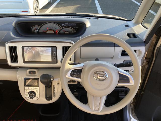 ムーヴキャンバス ＧホワイトアクセントＶＳ　ＳＡＩＩＩ　１４インチフルホイールキャップ　ＬＥＤヘッドランプ　キーフリーシステム　両側パワースライドドア　オートエアコン（プッシュ式）　オートライト　置きラクボックス（16枚目）