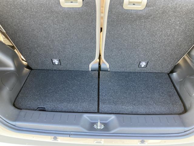 ムーヴキャンバス ＧホワイトアクセントＶＳ　ＳＡＩＩＩ　１４インチフルホイールキャップ　ＬＥＤヘッドランプ　キーフリーシステム　両側パワースライドドア　オートエアコン（プッシュ式）　オートライト　置きラクボックス（19枚目）