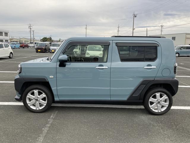 タフト G 15インチアルミホイール オートレベリング機能付フルLEDヘッドランプ LEDフォグランプ 本革巻ステアリングホイール 本革巻インパネセンターシフト TFTカラーマルチインフォメーションディスプレイ(4枚目)