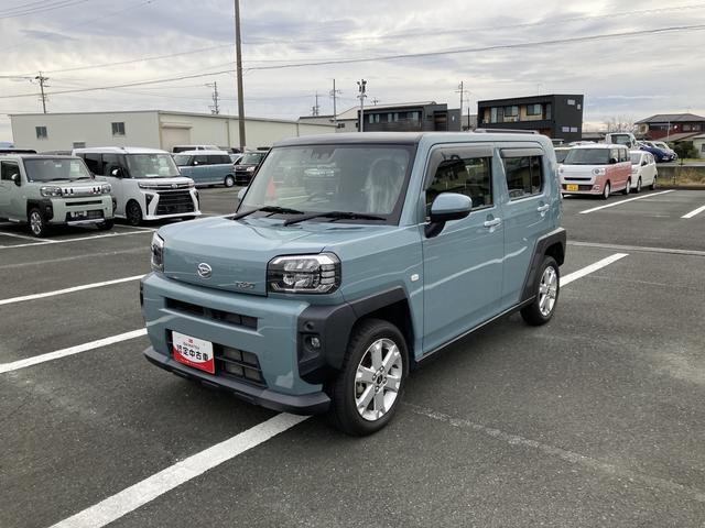 タフト G 15インチアルミホイール オートレベリング機能付フルLEDヘッドランプ LEDフォグランプ 本革巻ステアリングホイール 本革巻インパネセンターシフト TFTカラーマルチインフォメーションディスプレイ(6枚目)