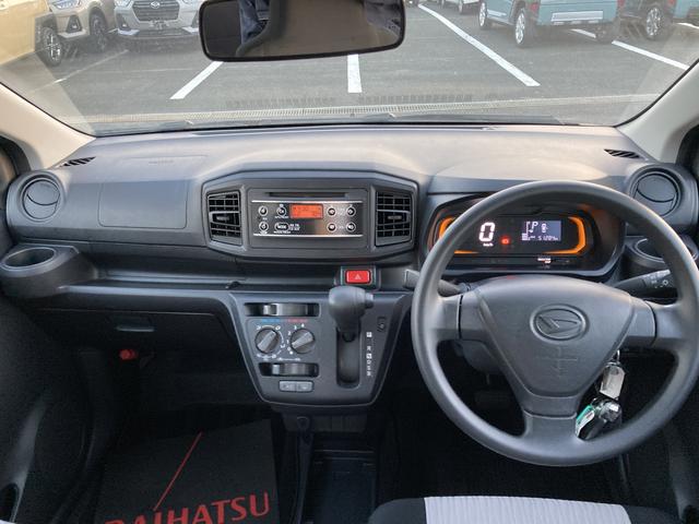 ミライース Ｌ　ＳＡＩＩＩ　１３インチフルホイールキャップ　マルチリフレクターハロゲンヘッドランプ　可倒式ドアミラー　自発光式デジタルメーターアンバーイルミネーションメーター　マニュアルエアコン（ダイヤル式）　キーレスエントリー（15枚目）