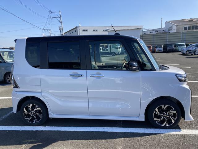 タント カスタムＸ　　ナビ付　ナビ　１４インチアルミホイール　大型エアロバンパー　フルＬＥＤヘッドランプ　オート格納式カラードドアミラー　両側パワースライドドア　キーフリーシステム　プッシュボタンスタート（5枚目）