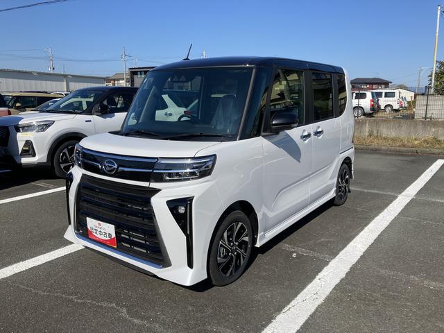 タント カスタムＸ　　ナビ付　ナビ　１４インチアルミホイール　大型エアロバンパー　フルＬＥＤヘッドランプ　オート格納式カラードドアミラー　両側パワースライドドア　キーフリーシステム　プッシュボタンスタート（6枚目）