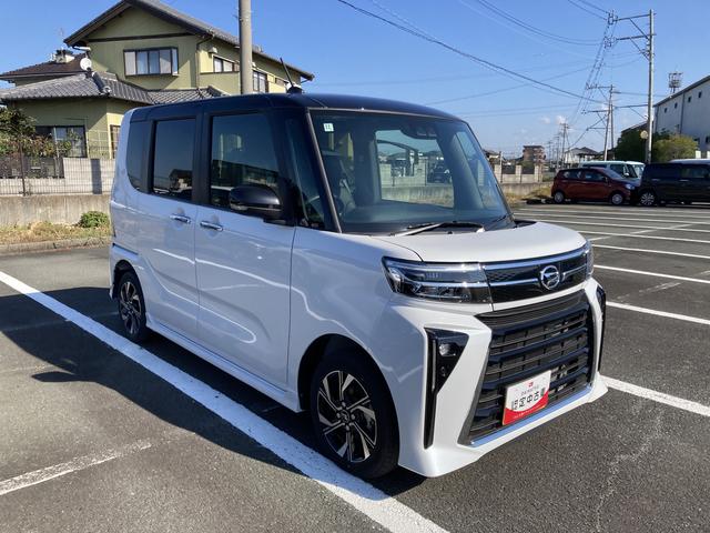 タント カスタムＸ　　ナビ付　ナビ　１４インチアルミホイール　大型エアロバンパー　フルＬＥＤヘッドランプ　オート格納式カラードドアミラー　両側パワースライドドア　キーフリーシステム　プッシュボタンスタート（7枚目）