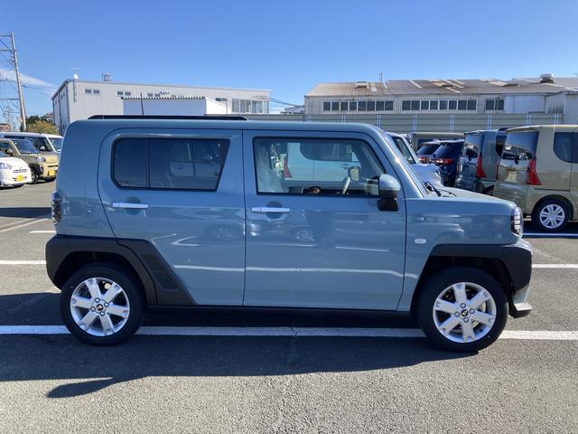 タフト G 15インチアルミホイール オートレベリング機能付フルLEDヘッドランプ LEDフォグランプ 本革巻ステアリングホイール 本革巻インパネセンターシフト TFTカラーマルチインフォメーションディスプレイ(5枚目)