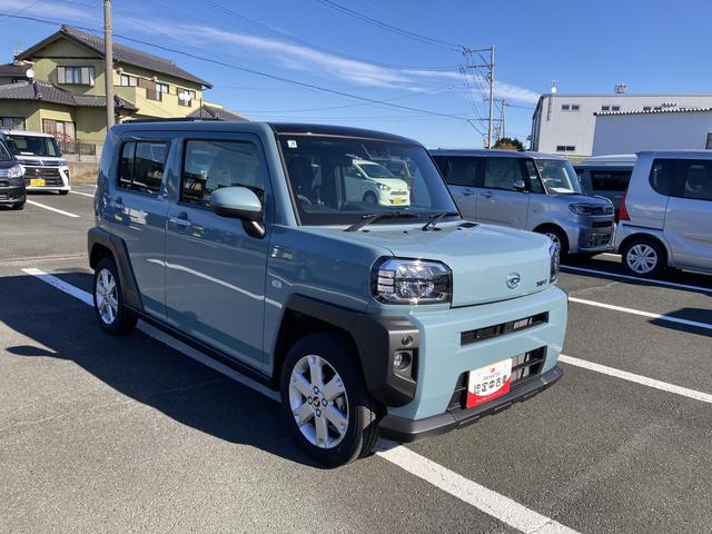 タフト G 15インチアルミホイール オートレベリング機能付フルLEDヘッドランプ LEDフォグランプ 本革巻ステアリングホイール 本革巻インパネセンターシフト TFTカラーマルチインフォメーションディスプレイ(7枚目)