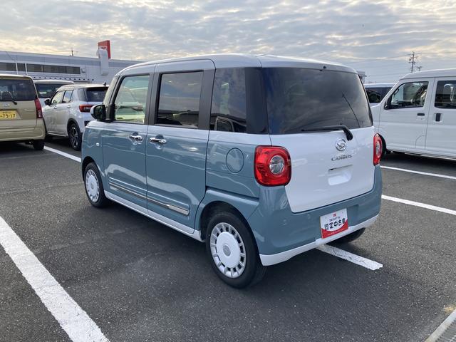 ムーヴキャンバス ストライプスＧターボ　１４インチフルホイールキャップ　ＬＥＤヘッドランプ　ＬＥＤフォグランプ　ホっとカップホルダー　両側パワースライドドア　キーフリーシステム　プッシュボタンスタート　ＵＶカットガラス（9枚目）