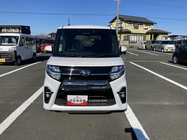 タント カスタムＸ　１４インチアルミホイール　大型エアロバンパー　フルＬＥＤヘッドランプ　オート格納式カラードドアミラー　両側パワースライドドア　キーフリーシステム　プッシュボタンスタート（2枚目）