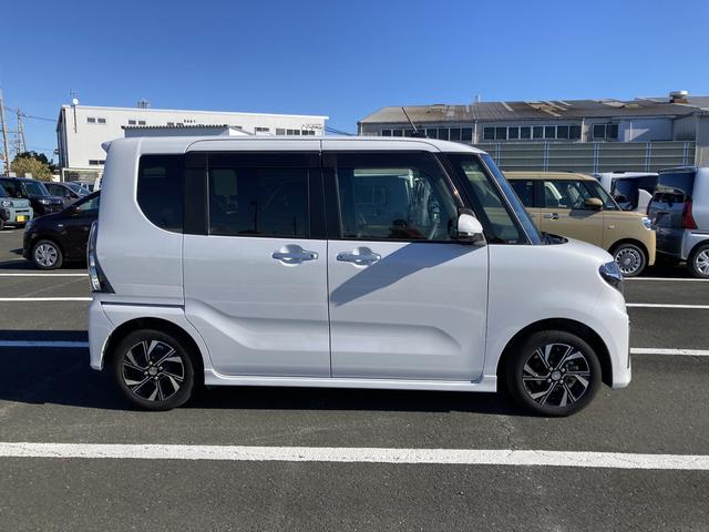 タント カスタムＸ　１４インチアルミホイール　大型エアロバンパー　フルＬＥＤヘッドランプ　オート格納式カラードドアミラー　両側パワースライドドア　キーフリーシステム　プッシュボタンスタート（5枚目）